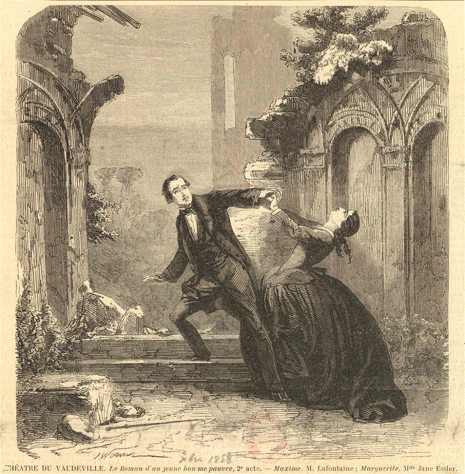 Le Roman d'un jeune homme pauvre Jules Worms 1858