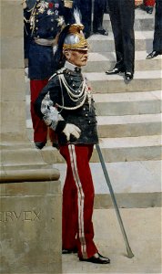 Le président Sadi Carnot entouré de personnalités de la IIIème République devant l'Opéra, fragment du panorama sur l'Histoire du siècle (cropped)