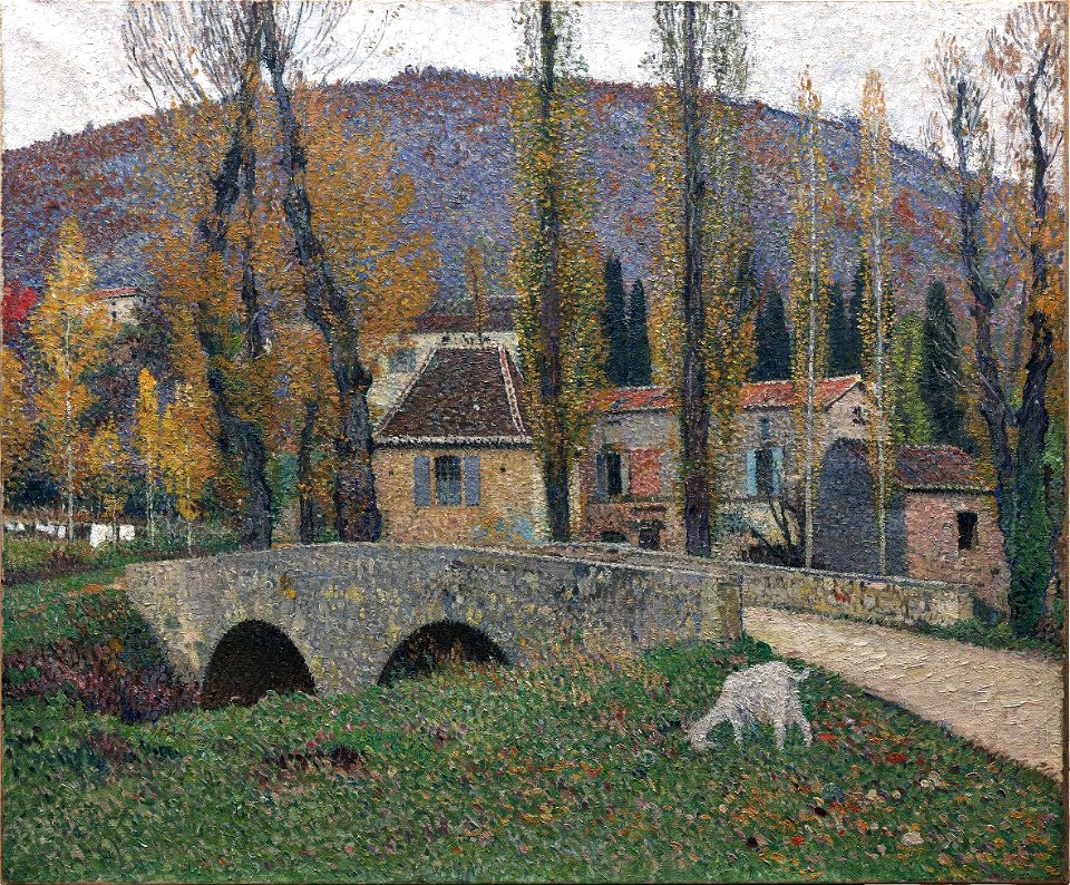 Le Pont de Labastide-du-Vert ou La Chèvre blanche Henri Martin musée de Cahors Henri-Martin Ni.92