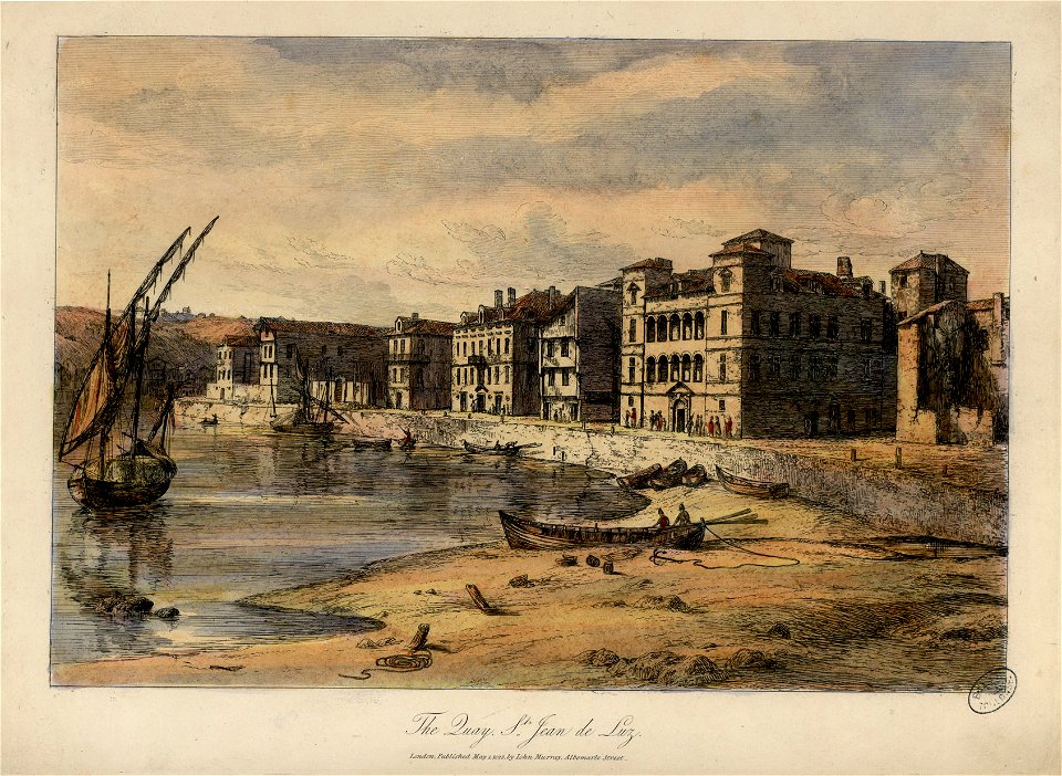 Le quai de Saint-Jean-de-Luz The Quay St. Jean de Luz - Fonds Ancely - B315556101 A BATTY 2 100