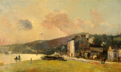 Le Seine à Croisset, près de Rouen - Albert Lebourg