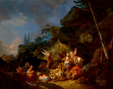 Jean-Baptiste Le Prince - The Tartar Camp - BF.1988.7 - Museum of Fine Arts