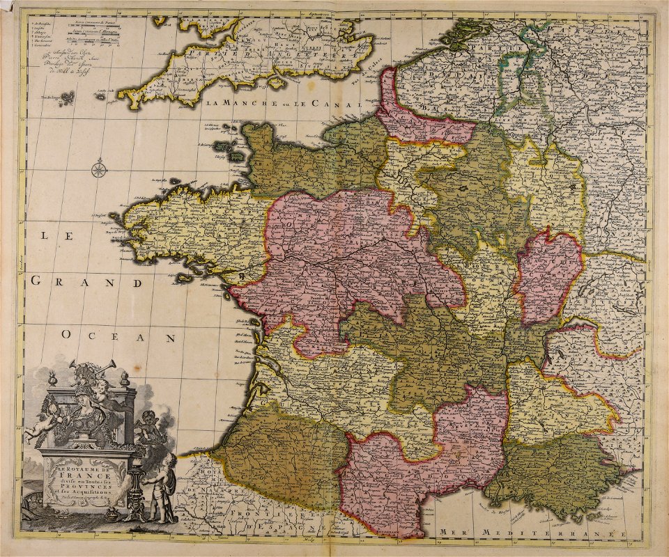 Le royaume de France divise en toutes ses provinces et ses... - CBT 5878571