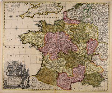 Le royaume de France divise en toutes ses provinces et ses... - CBT 5878571