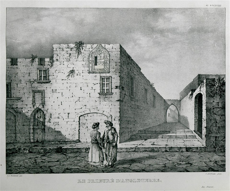 Le prieuré d'Angleterre - Rottiers Bernard Eugène Antoine - 1828