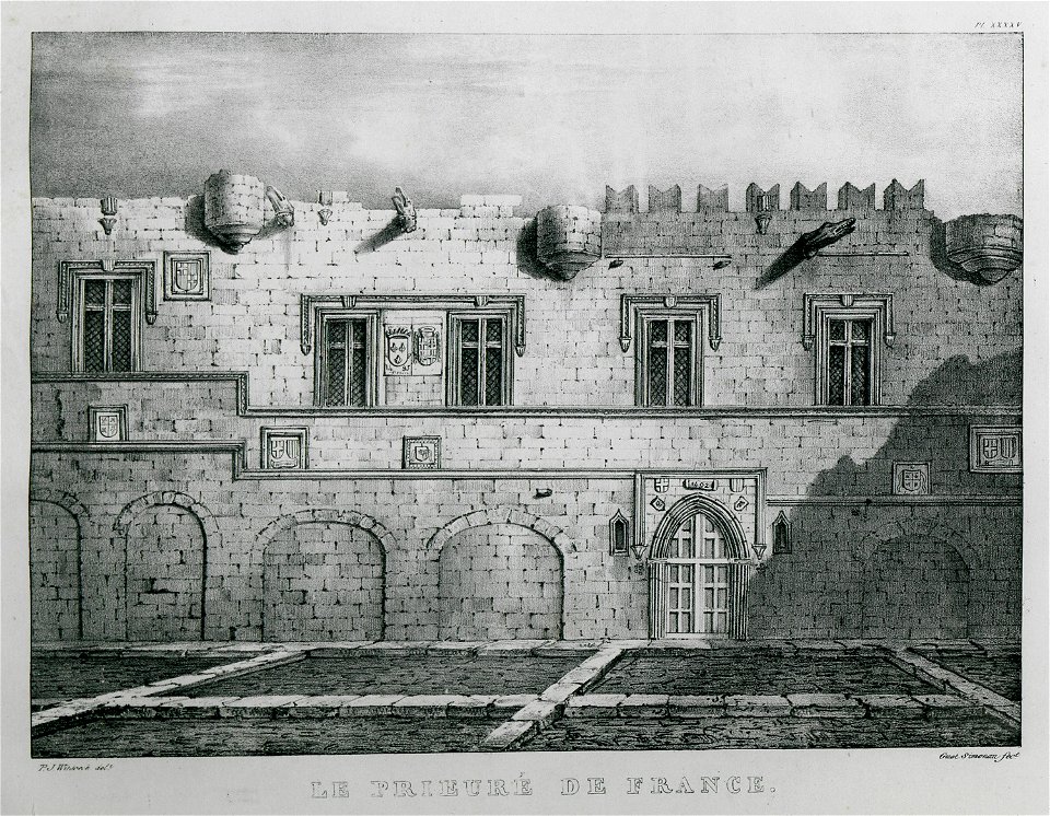 Le Prieuré de France - Rottiers Bernard Eugène Antoine - 1828