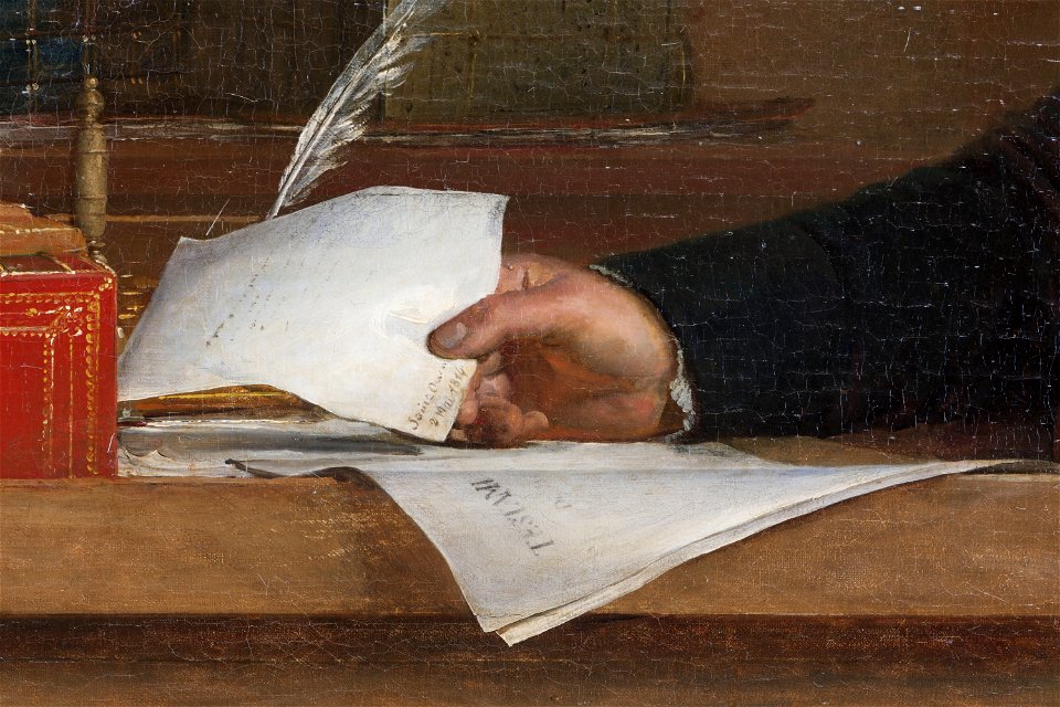 Le roi Louis XVIII dans son cabinet de travail des Tuileries (bgw17 0047)