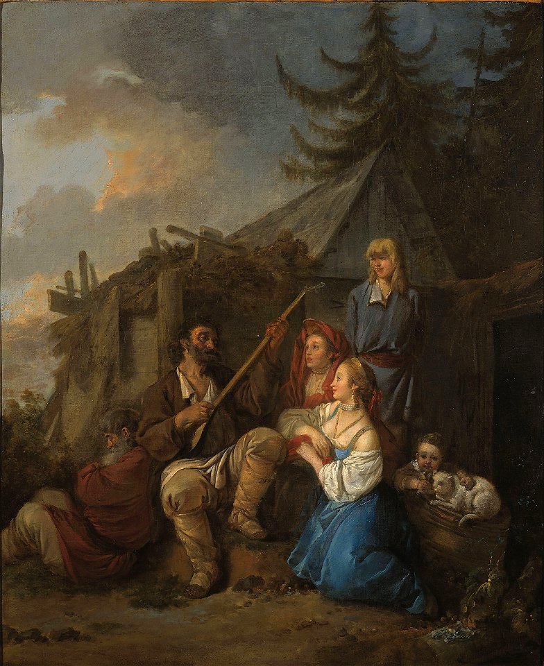 Le Prince ou Leprince, Jean-Baptiste - Le Joueur de balalaïka - J 80 - Musée Cognacq-Jay