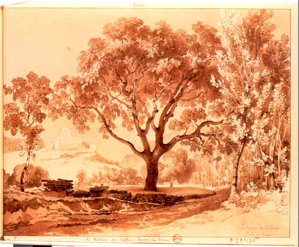 Le Rocher de Calluc (Claude-Félix-Théodore d'Aligny)