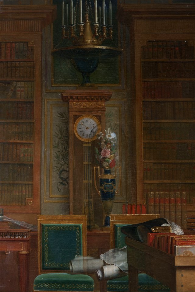 Le roi Louis XVIII dans son cabinet de travail des Tuileries (bgw17 0049)
