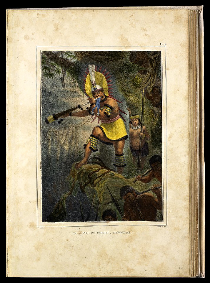 Le Signal du combat.(Coroados.). (2), da Coleção Brasiliana Iconográfica