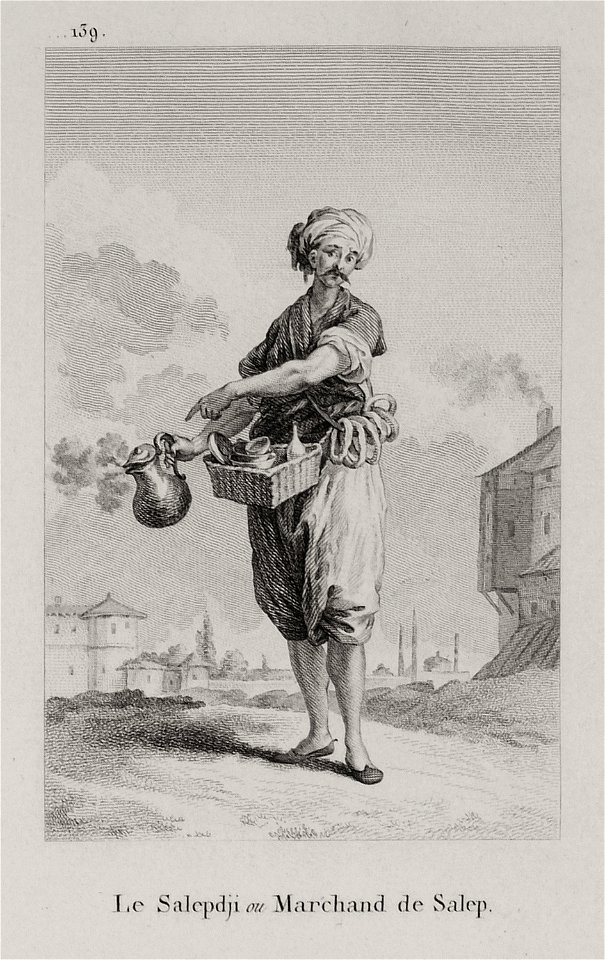 Le Salepdji ou Marchand de Salep - Choiseul-gouffier Gabriel Florent Auguste De - 1822