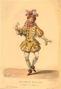 Le Sieur Ballon, 1er Danseur de Louis XIV (BM 1871,1209.2532)