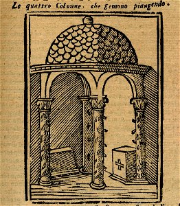 Le quattro Colonne, che gemono piangendo - Bianco Noe - 1600