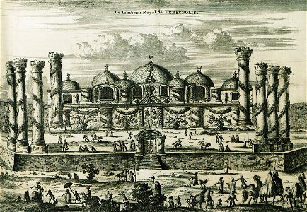 Le tombeau royal de Persepolis - Struys Jan Janszoon - 1681