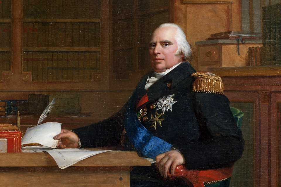 Le roi Louis XVIII dans son cabinet de travail des Tuileries (bgw17 0045)