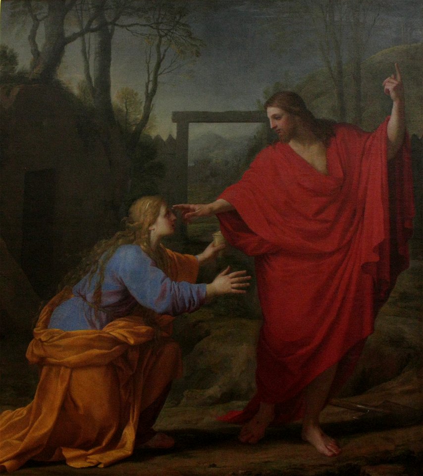 Eustache Le Sueur - Apparition du Christ à Madeleine