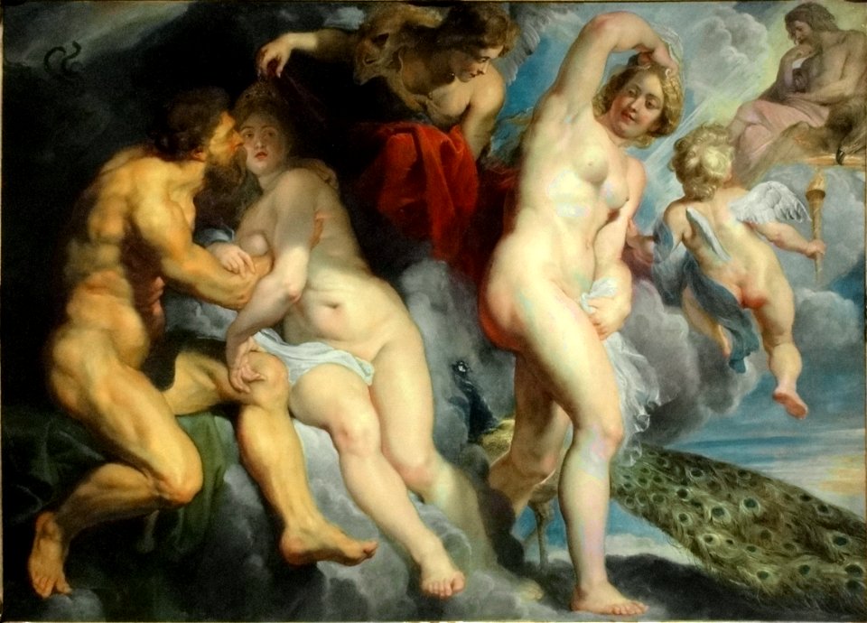 Le roi Ixion trompé par Junon, qu'il voulait séduire (Louvre RF 2121) 01
