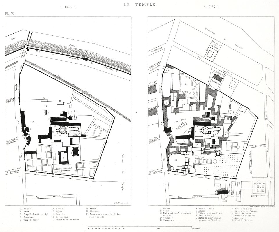 Le Temple, 1450-1770