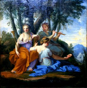 Eustache Le Sueur - The Muses Clio, Euterpe and Thalia (1652-55)