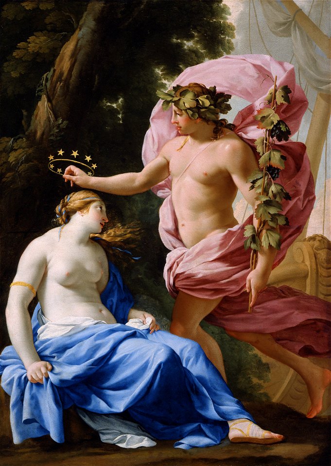 Eustache Le Sueur - Bacchus and Ariadne