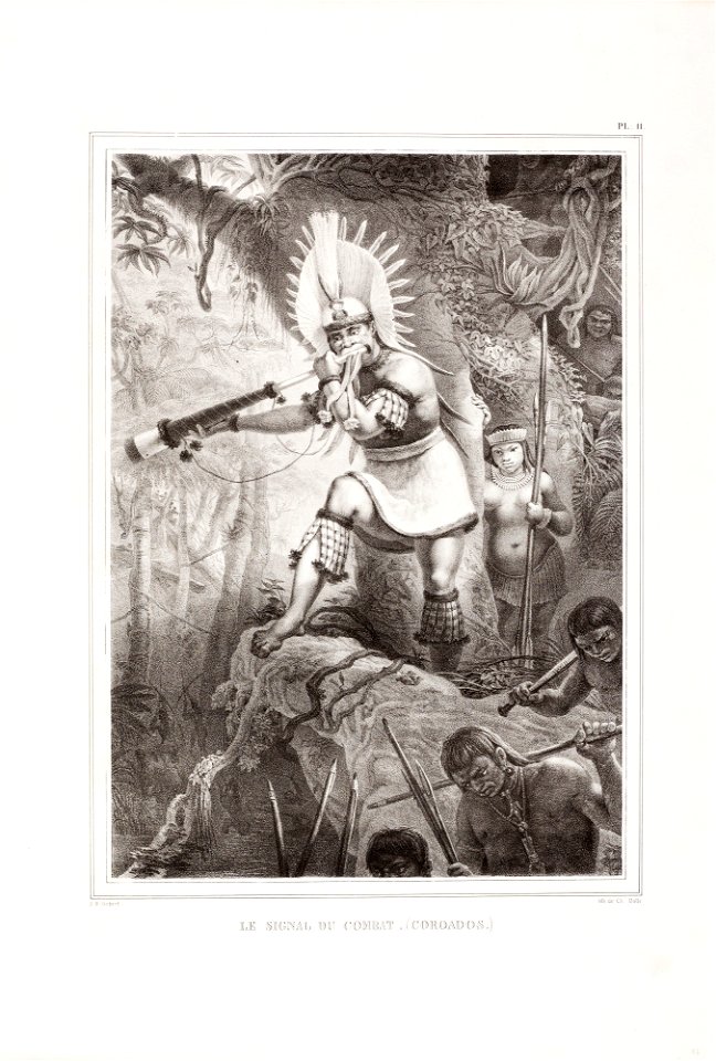 Le signal du combat (Coroados), da Coleção Brasiliana Iconográfica