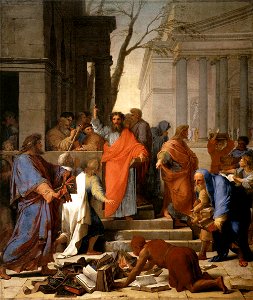 Eustache Le Sueur - The Preaching of St Paul at Ephesus - WGA12613