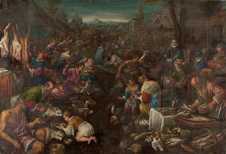Leandro da Ponte, gen. Leandro Bassano - Jahrmarkt - GG 6010 - Kunsthistorisches Museum
