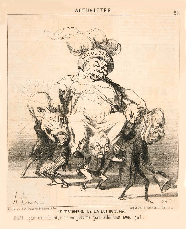 Le triomphe de la loi du 31 mai
