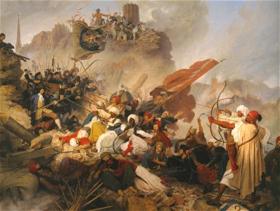 Leander Russ, Sturm der Türken auf die Löwelbastei 1683