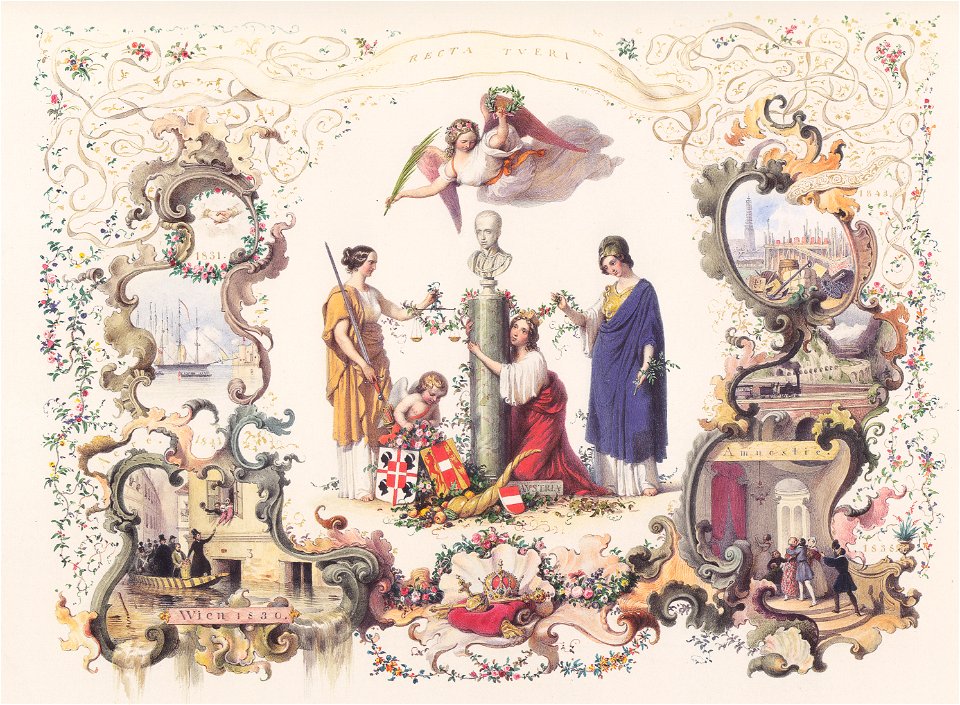 Leander Russ - Allegorie - Aus dem Leben des Kaisers Ferdinand I von Österreichs