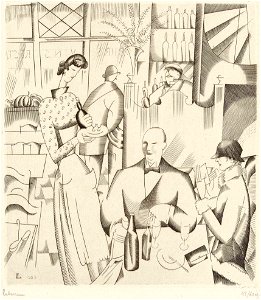 Le-diner-chez-le-bistrot-1923-1927