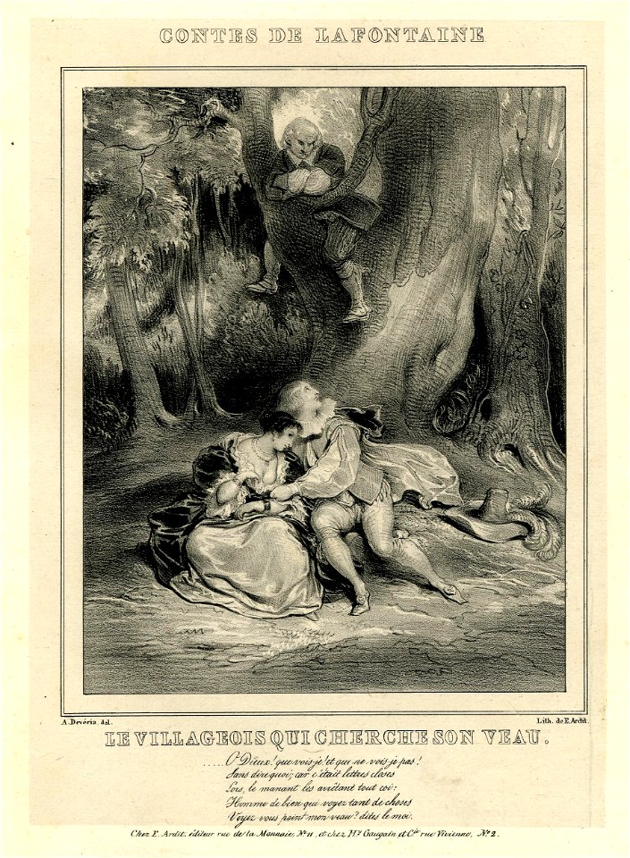 Le Villageois qui cherche son veau (BM 1900,1231.4309)