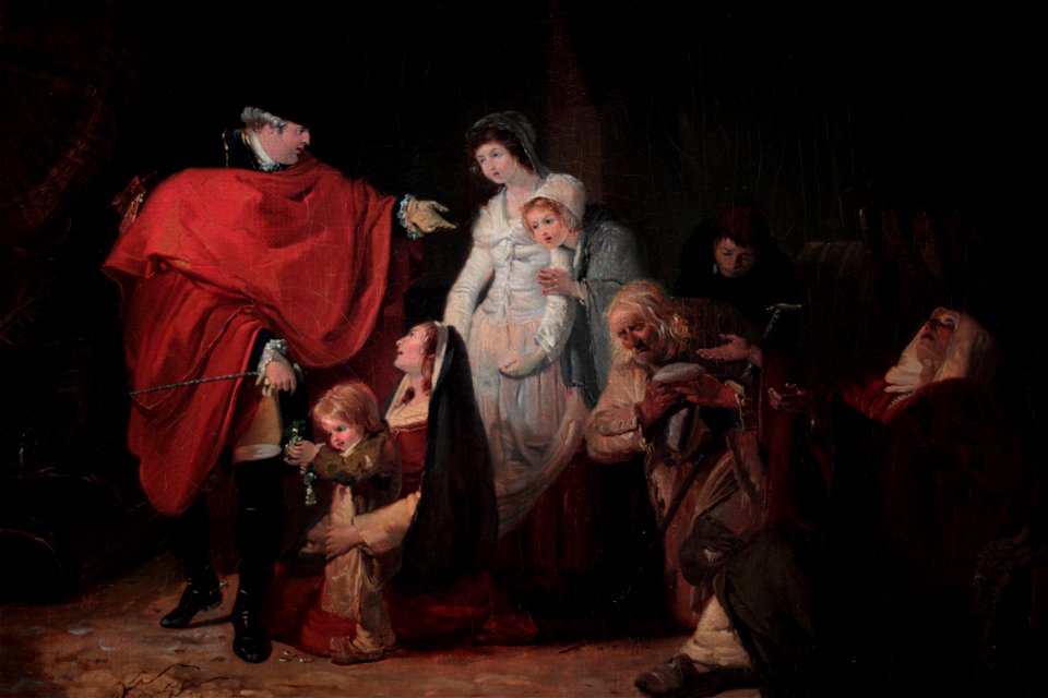 Le Trait d'humanité de Louis XVI, détail