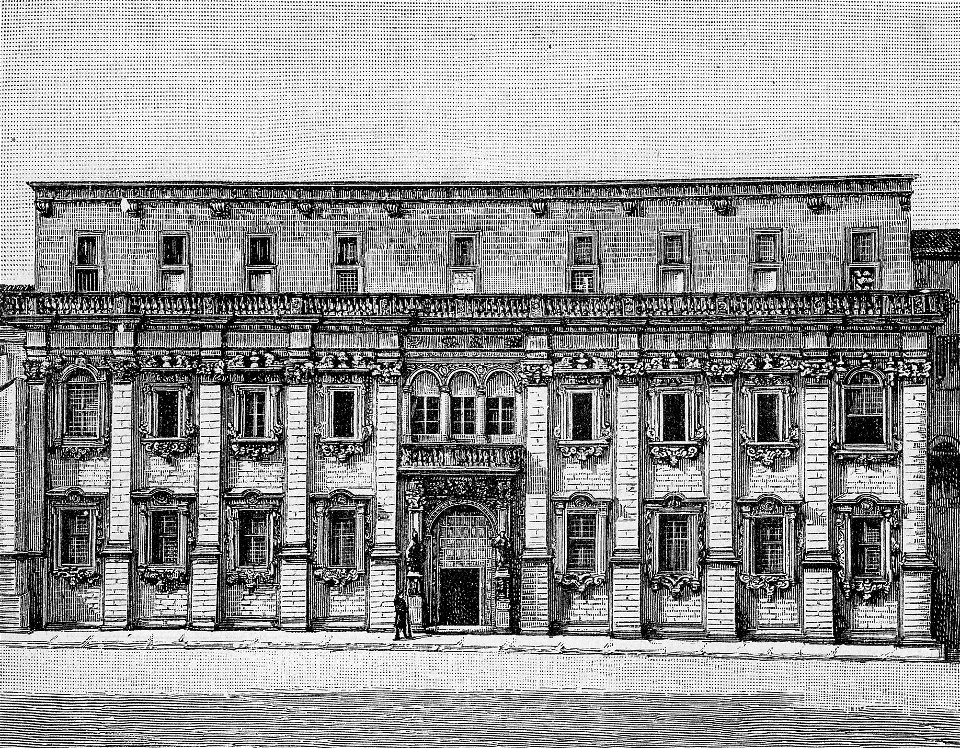 Lecce – Il Seminario (xilografia)