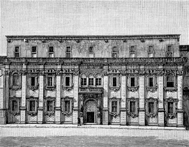 Lecce – Il Seminario (xilografia)
