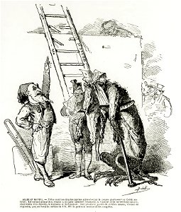 Le Zouave guérisseur à la bourse (part)