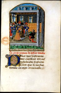 Le triomphe des dames - BRB Ms10778 f1 (dédicace)