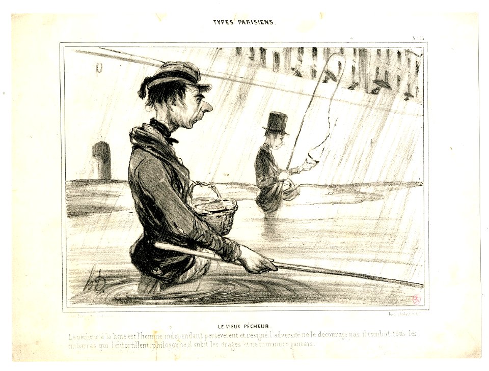 Le vieux pêcheur (The old fisherman) (BM 1918,0511.333)