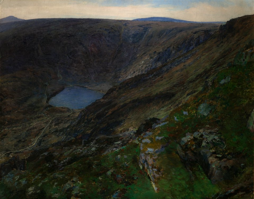 Otakar Lebeda - Horské oko v Krkonoších (1896)