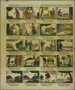 Leert uit Duimpjes aardig leven-Catchpenny print-Borms 0214