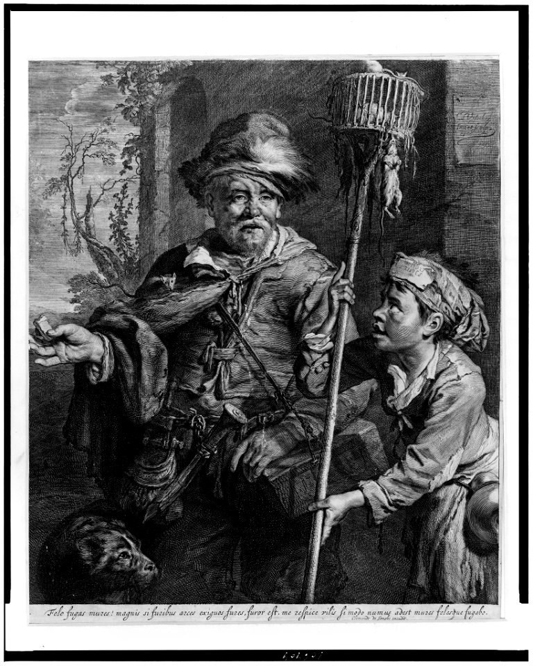 Le Vendeur de mort aux rats). Fele fugas mures ... - Clemendt de Jonghe excudit LCCN92522309