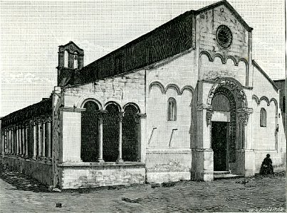 Lecce chiesa di Santa Maria di Cerrate xilografia di Richard Brend'amour