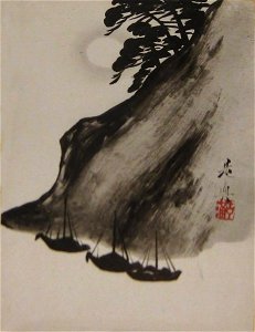 Leaf from an album of ten leaves by Shibata Zeshin, c. 1870s, Honolulu Museum of Art I 05
