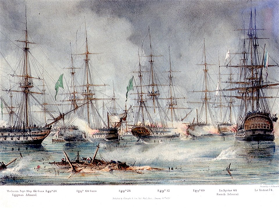 Le Trident at the Battle of Navarino, 20 Oct 1827 PW4850