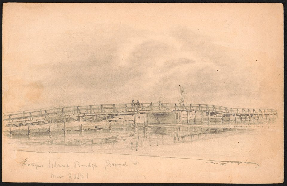 League Island Bridge, Broad St., Mar. 30-51 LCCN2016645576