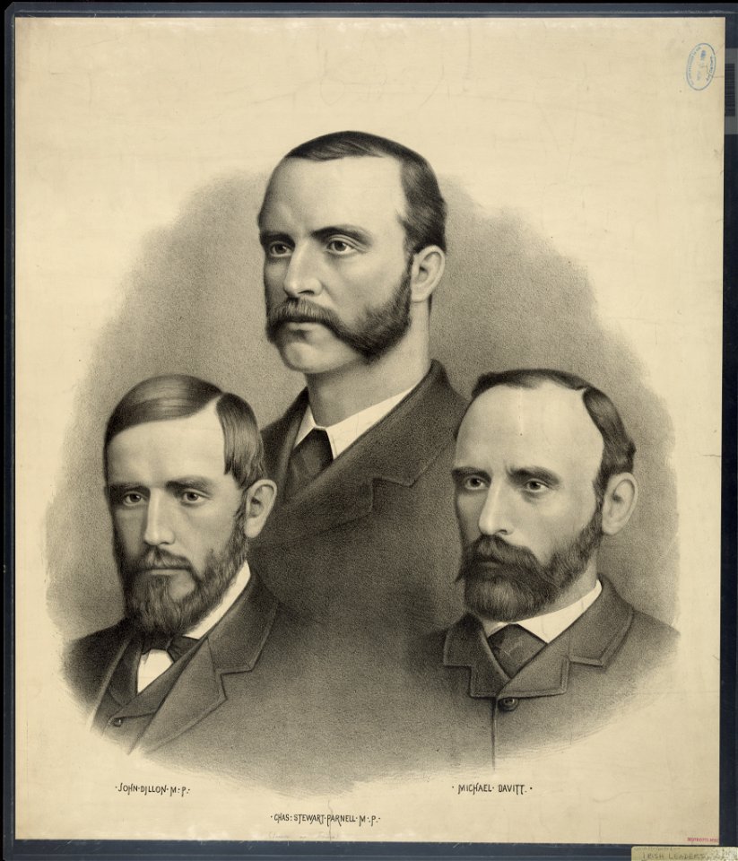Leaders of Ireland; John Dillon, Chas. Stewart Parnell, Michael Davitt. LCCN2004670506