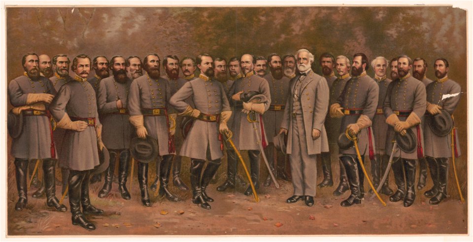 Lee and his generals - W. B. Matthews, pr., Washington, D.C. LCCN2005687081