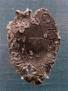 Lead plate Odinkar Nationalmuseet MMCXLIII
