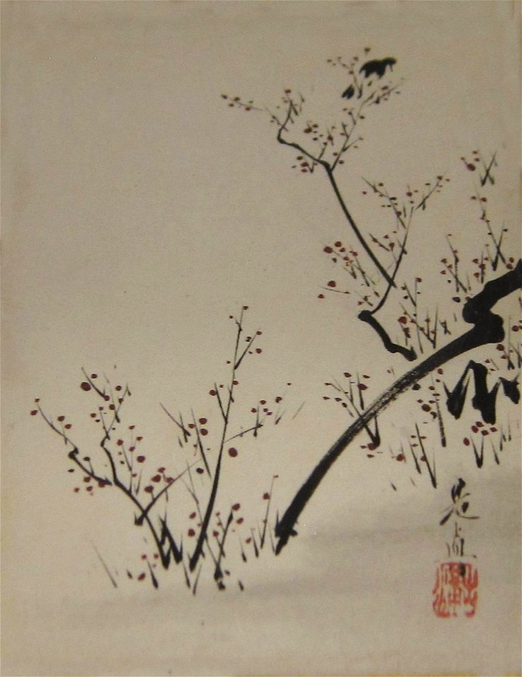 Leaf from an album of ten leaves by Shibata Zeshin, c. 1870s, Honolulu Museum of Art I 01